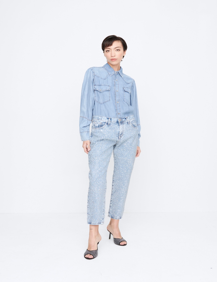 JEANS BOYFIT TASH COUTURE BLUE
