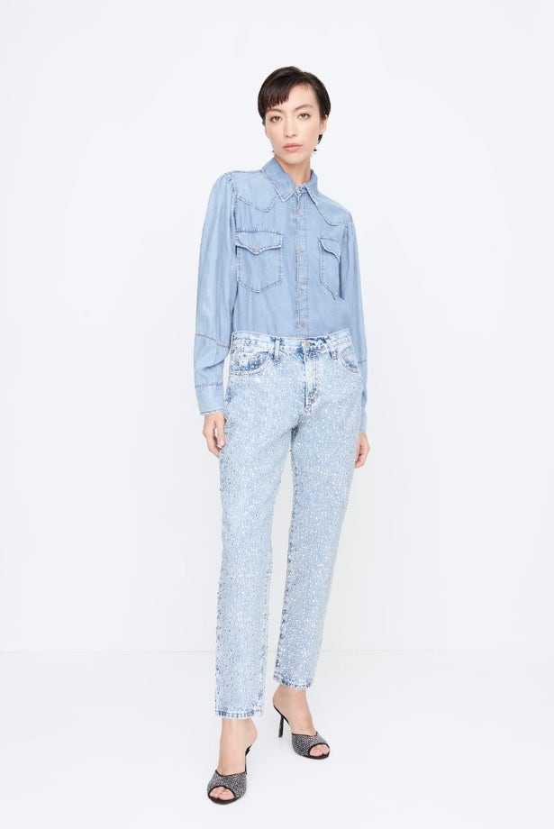 JEANS BOYFIT TASH COUTURE BLUE