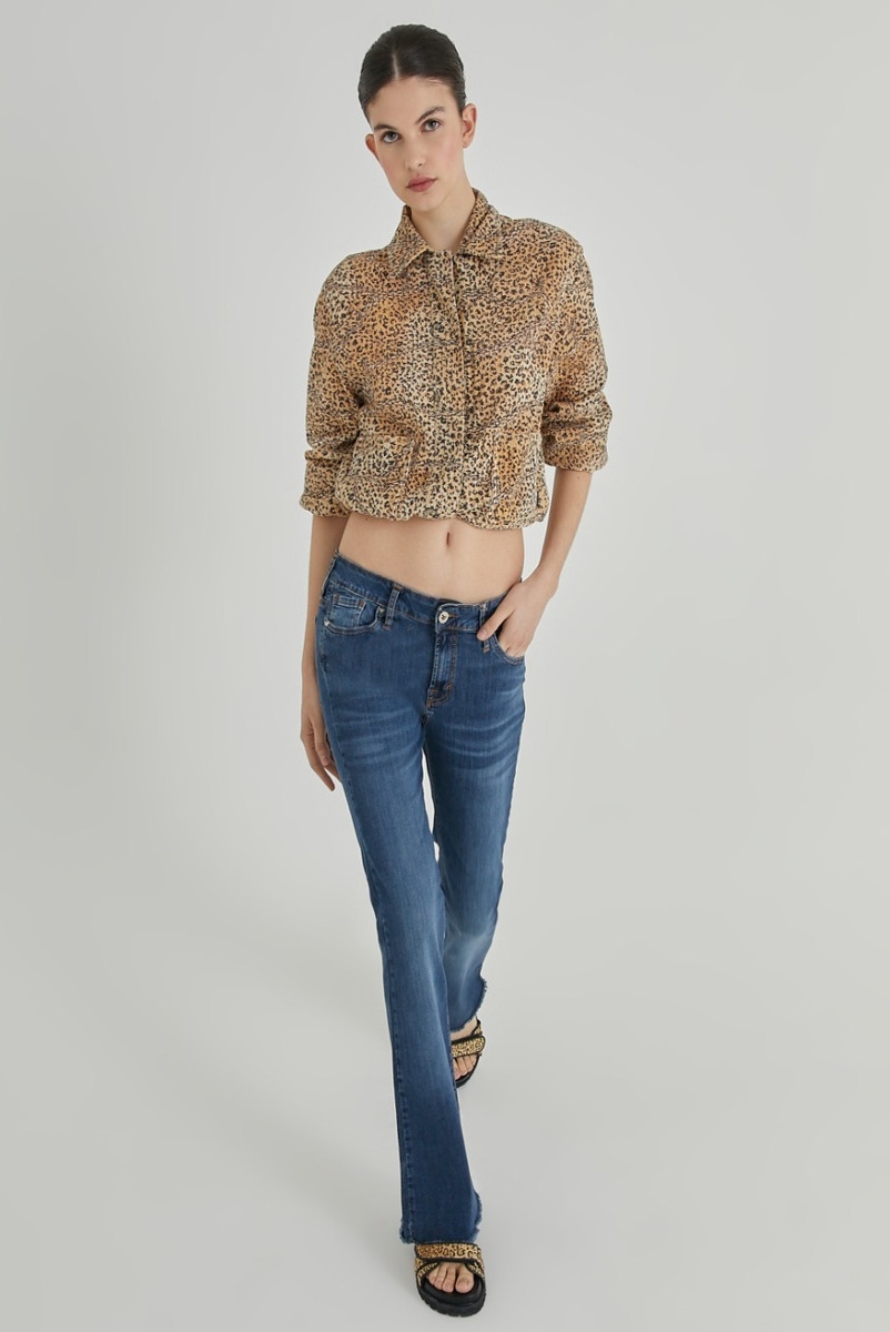 JEAN LOW BOOTCUT BLUE