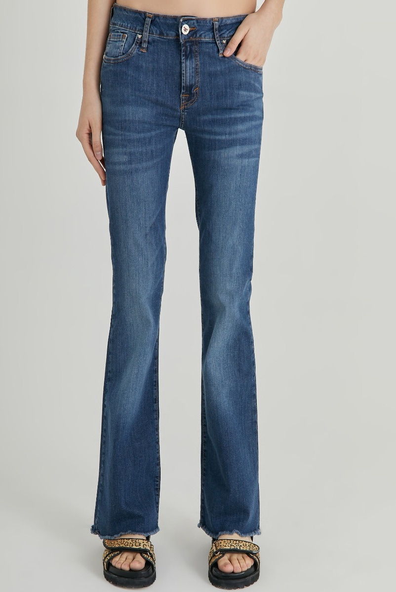 JEAN LOW BOOTCUT BLUE