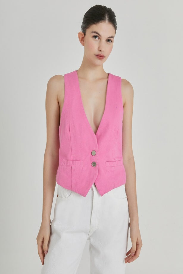 CHALECO BLINDER PINK