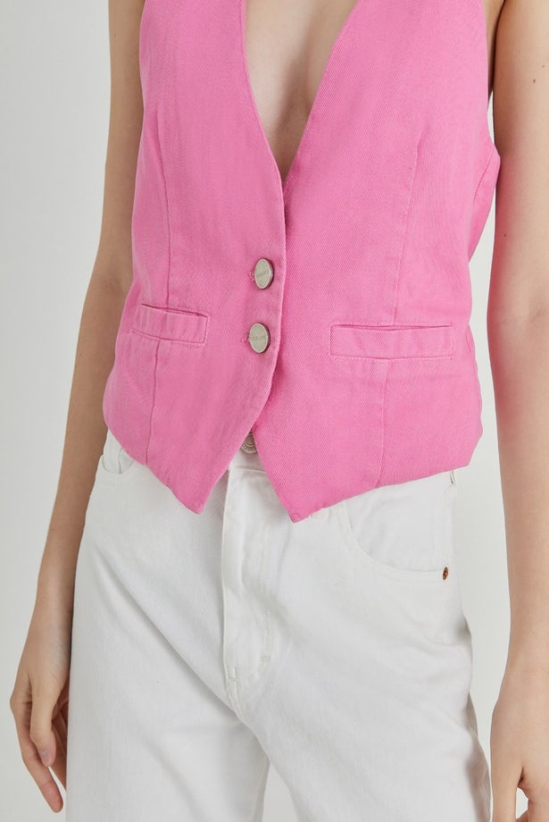 CHALECO BLINDER PINK