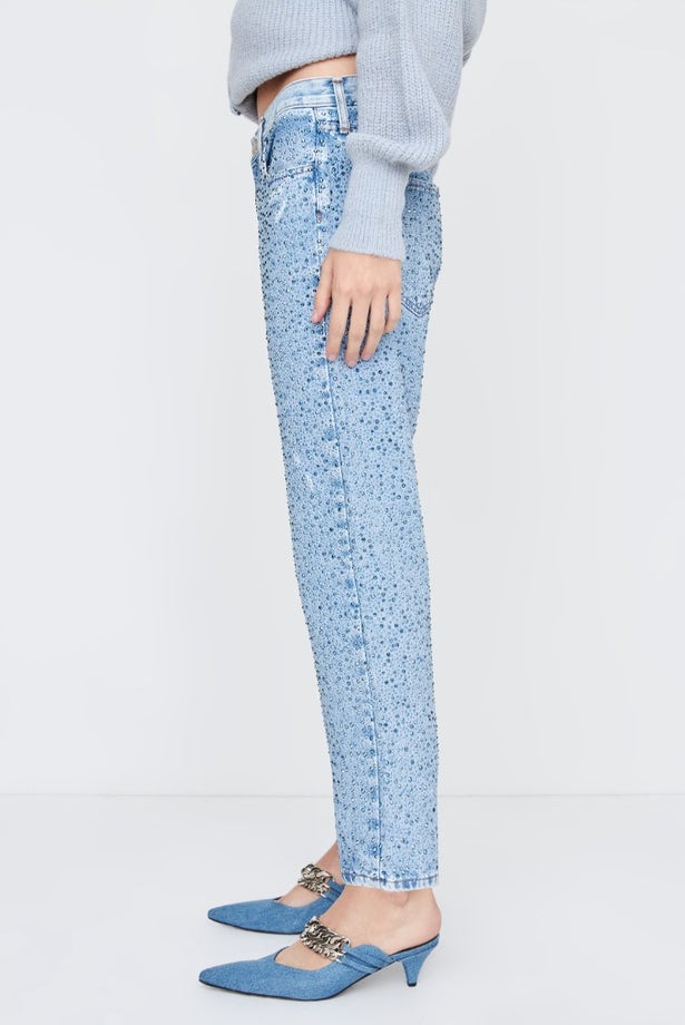 JEANS BOYFIT TASH COUTURE MARINE