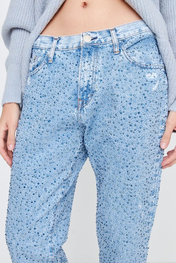 JEANS BOYFIT TASH COUTURE MARINE