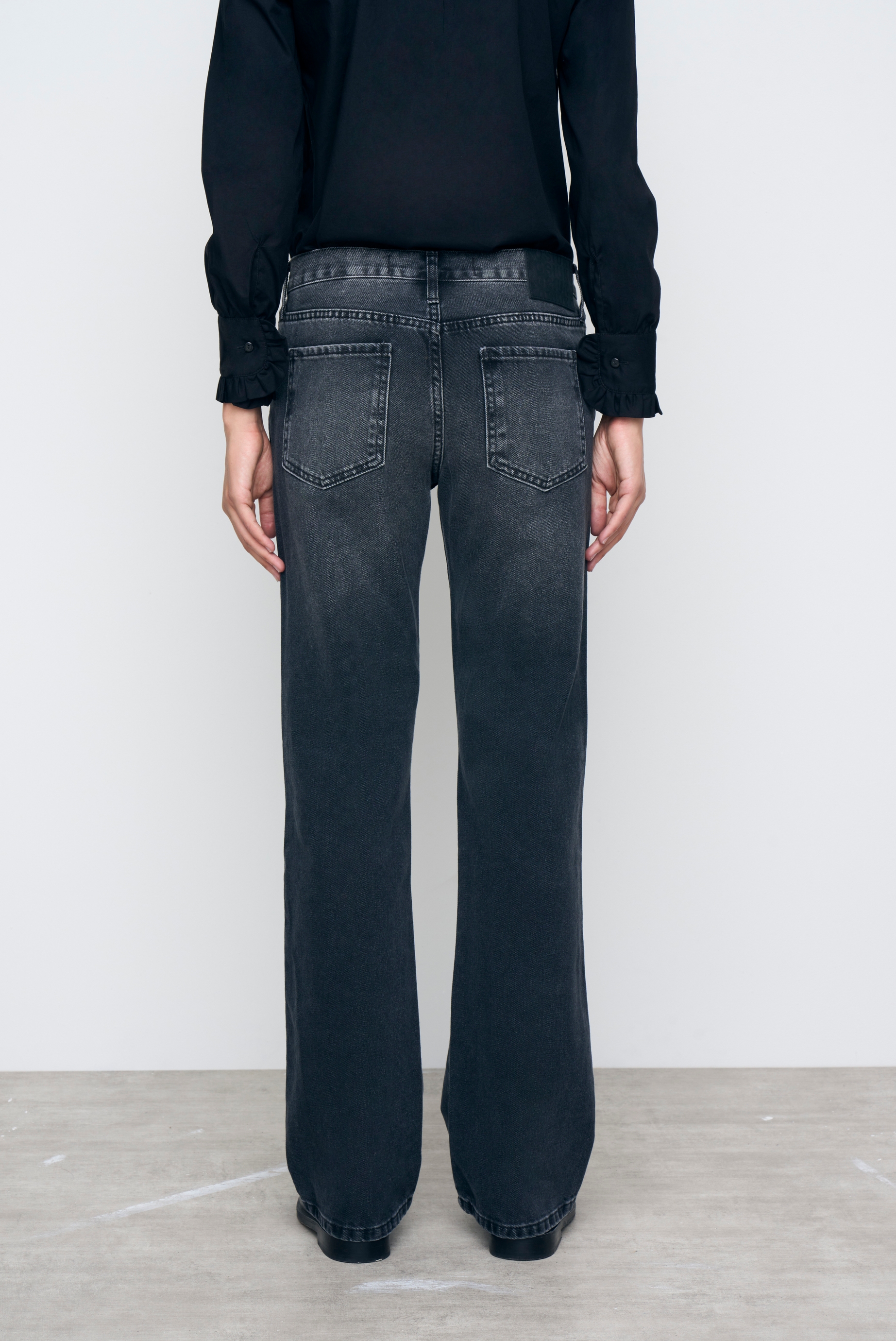 JEANS KATE WIDE BLACK