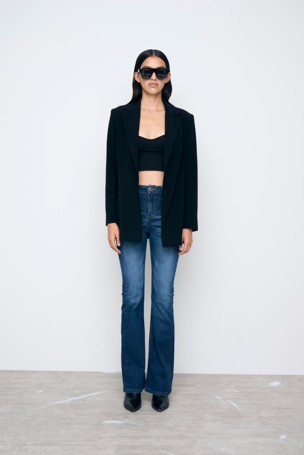 JEANS BOOTCUT SLIM BLUE