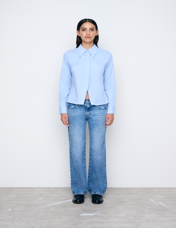 JEANS KATE WIDE BLUE