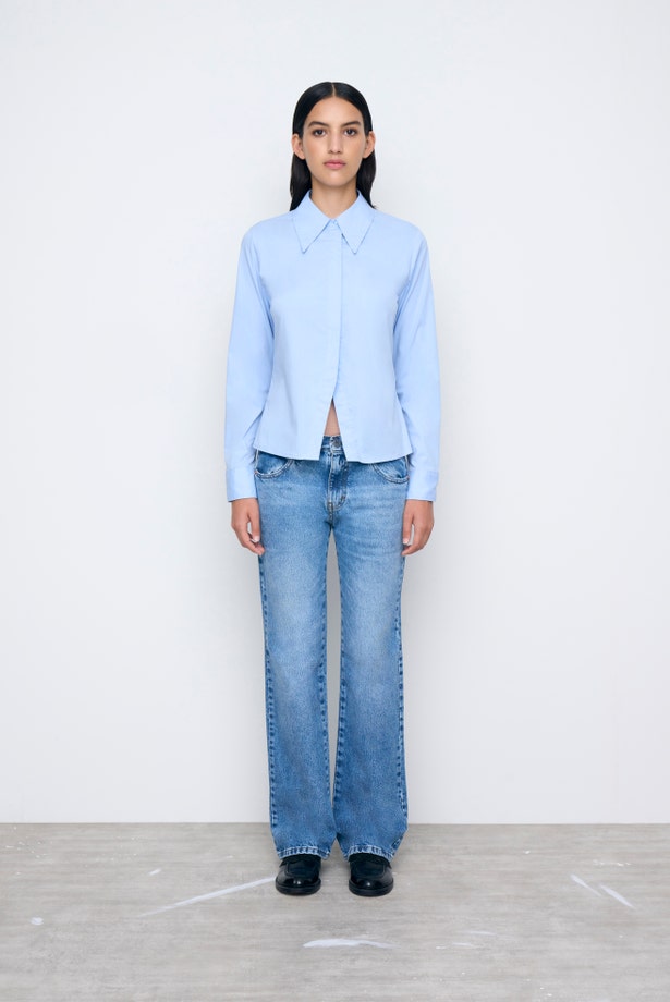 JEANS KATE WIDE BLUE