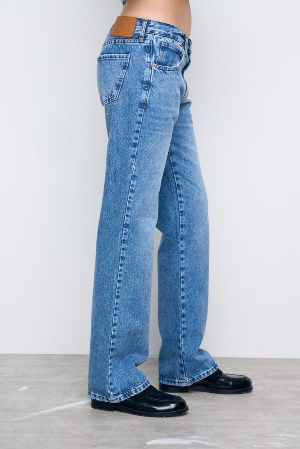 JEANS KATE WIDE BLUE