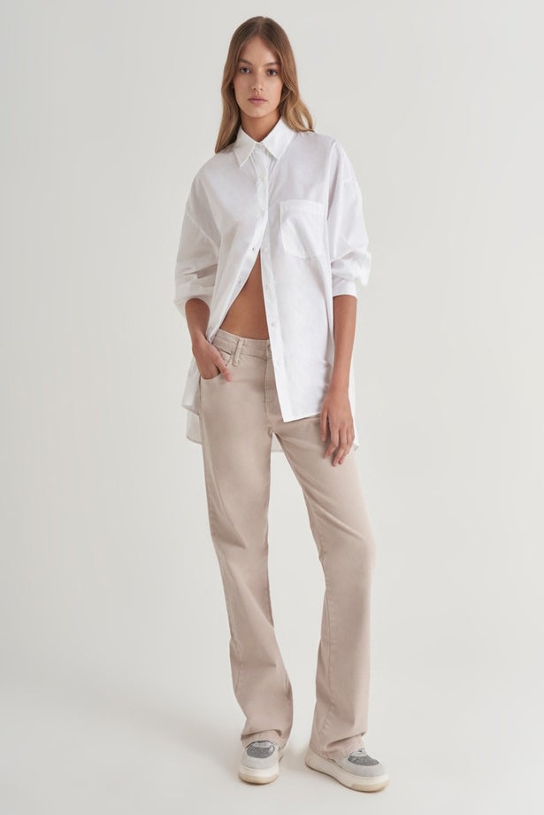 PANTALON KATE WIDE CREAMY