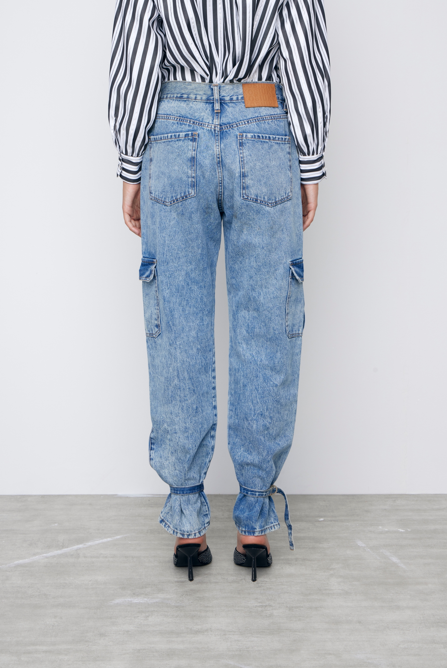 JEANS CARGO FRANK BLUE