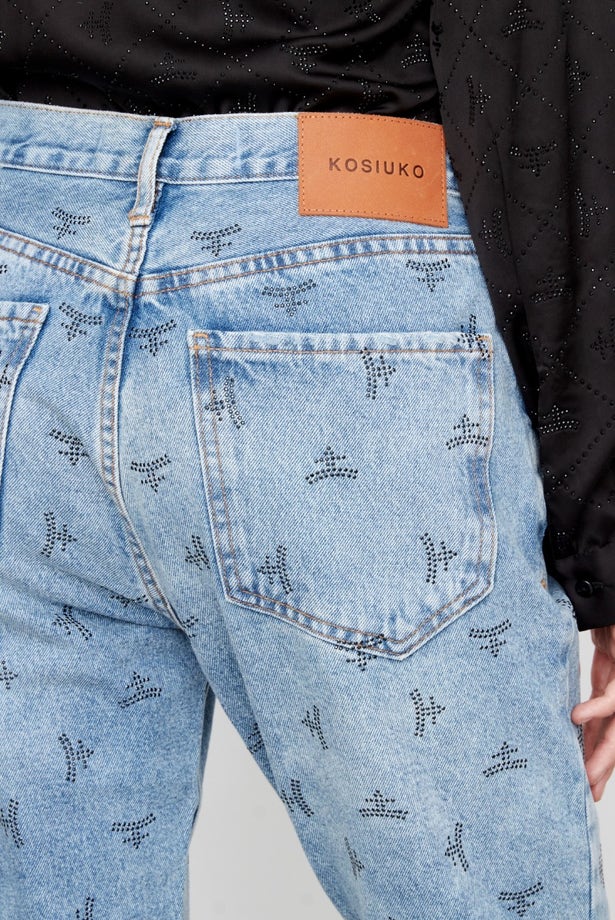JEANS RECTO GINGER SHINE LOGO