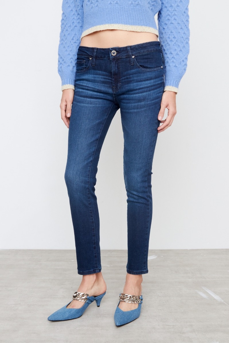 JEANS LOW CIGARETTE INTENSE BLUE