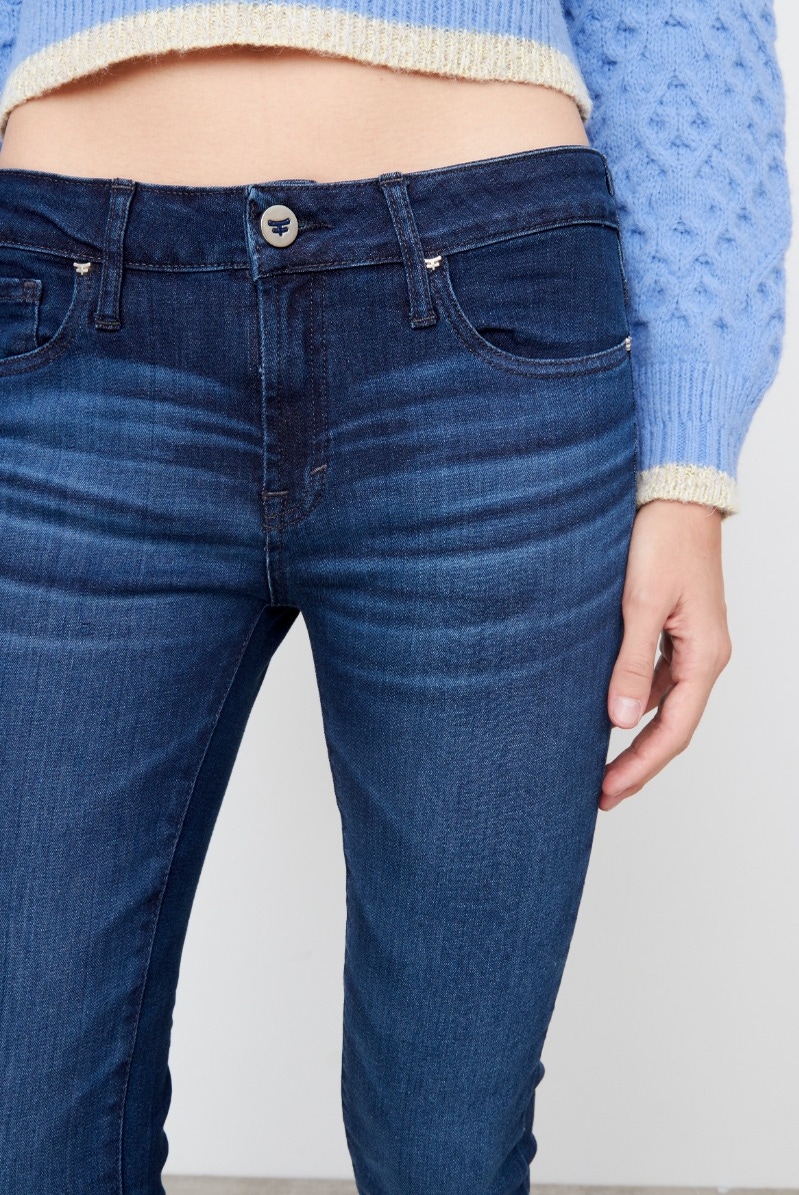 JEANS LOW CIGARETTE INTENSE BLUE
