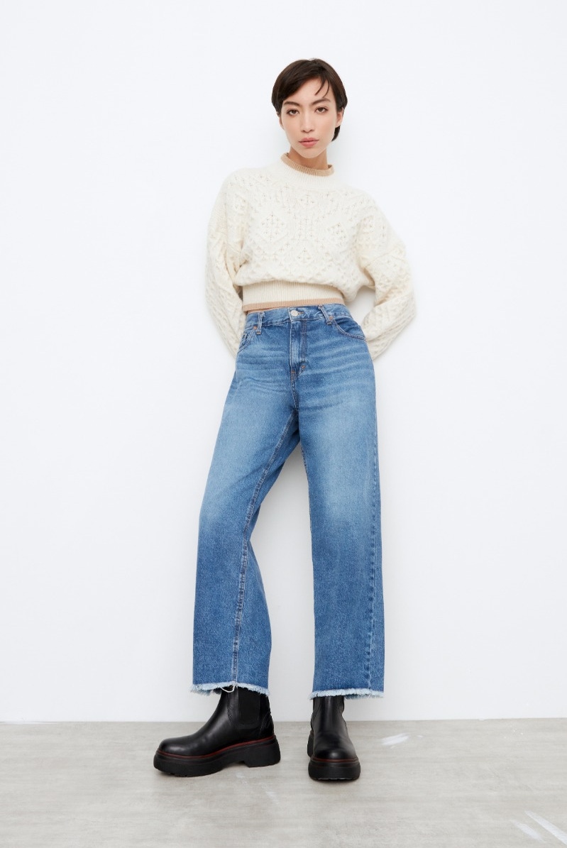 JEANS ABBY STRAIGHT BLUE