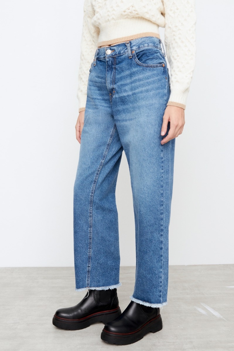 JEANS ABBY STRAIGHT BLUE