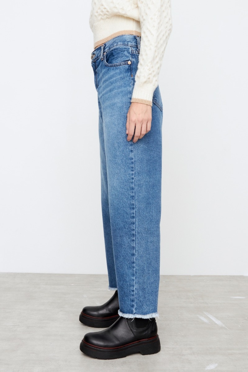 JEANS ABBY STRAIGHT BLUE