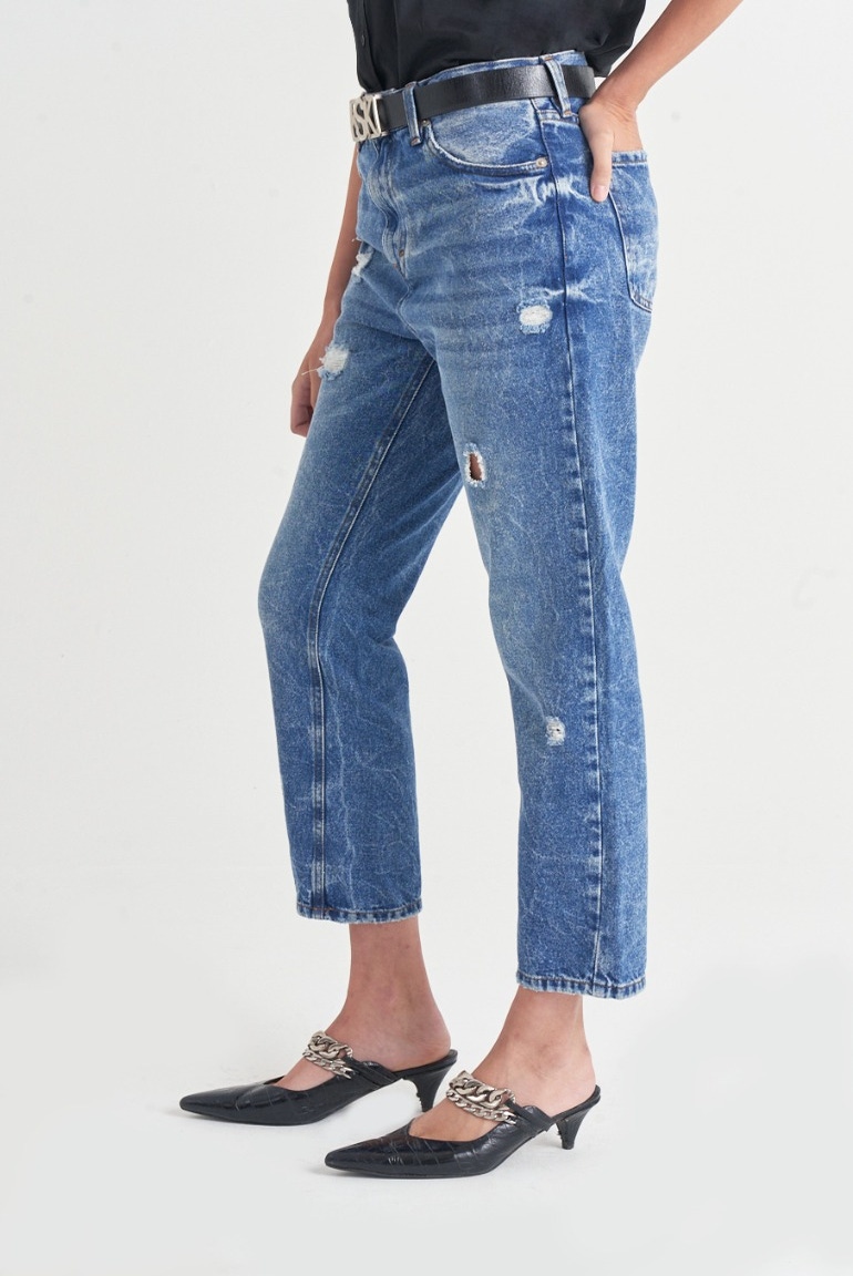 JEANS RECTO GINGER BROKEN BLUE