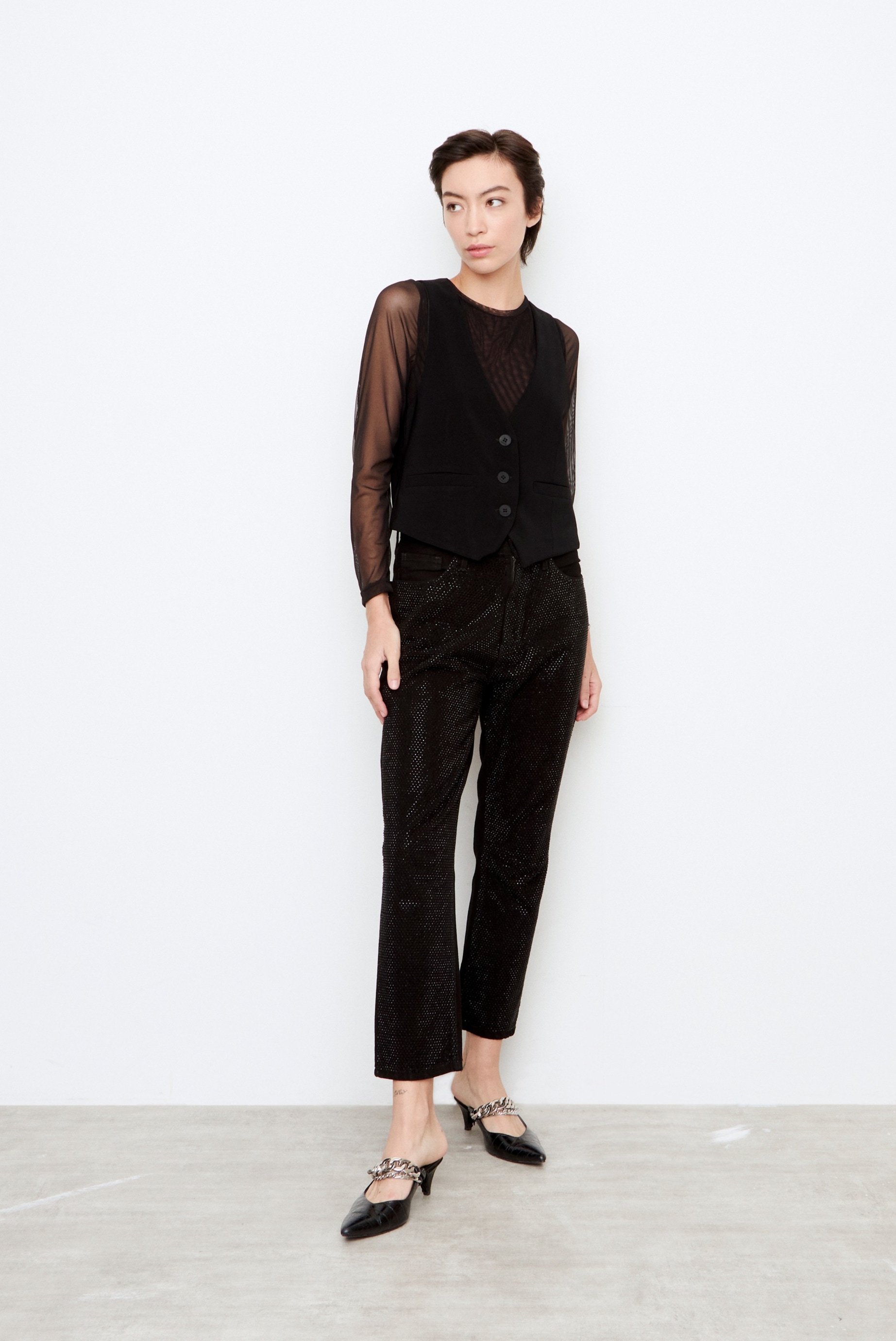 JEANS RECTO GINGER BLACK NIGHT