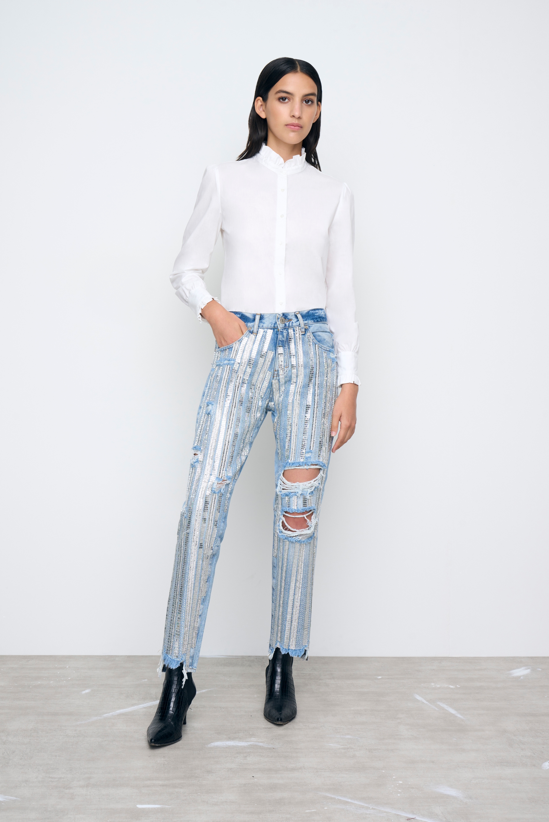 JEANS BOYFIT TASH LIGHT SHINY