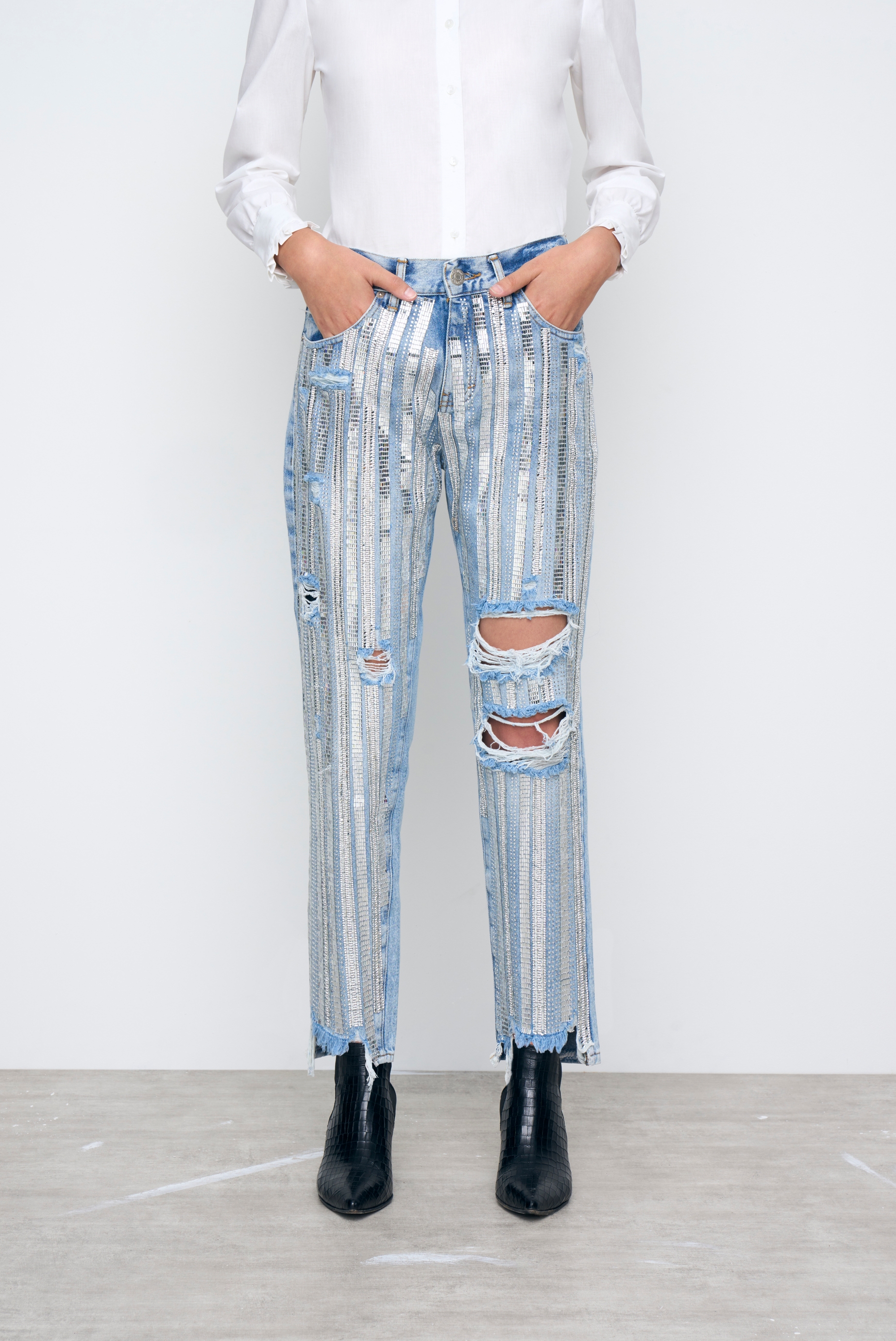 JEANS BOYFIT TASH LIGHT SHINY
