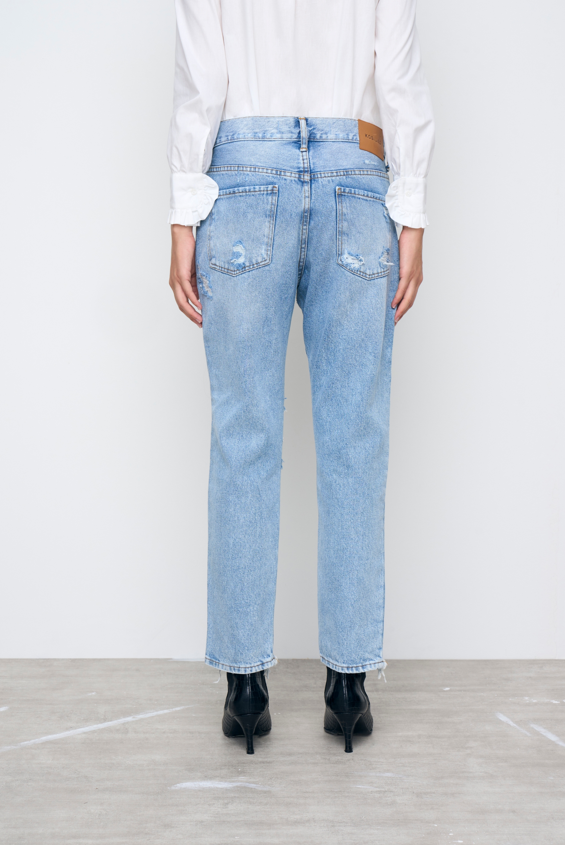 JEANS BOYFIT TASH LIGHT SHINY