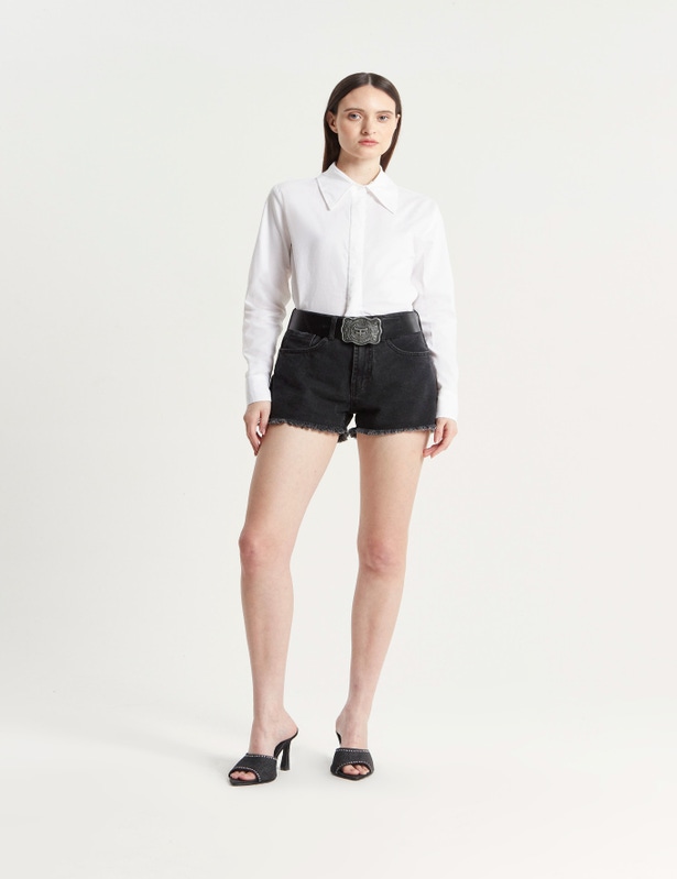 SHORT GIRLY BLACK ROCK
