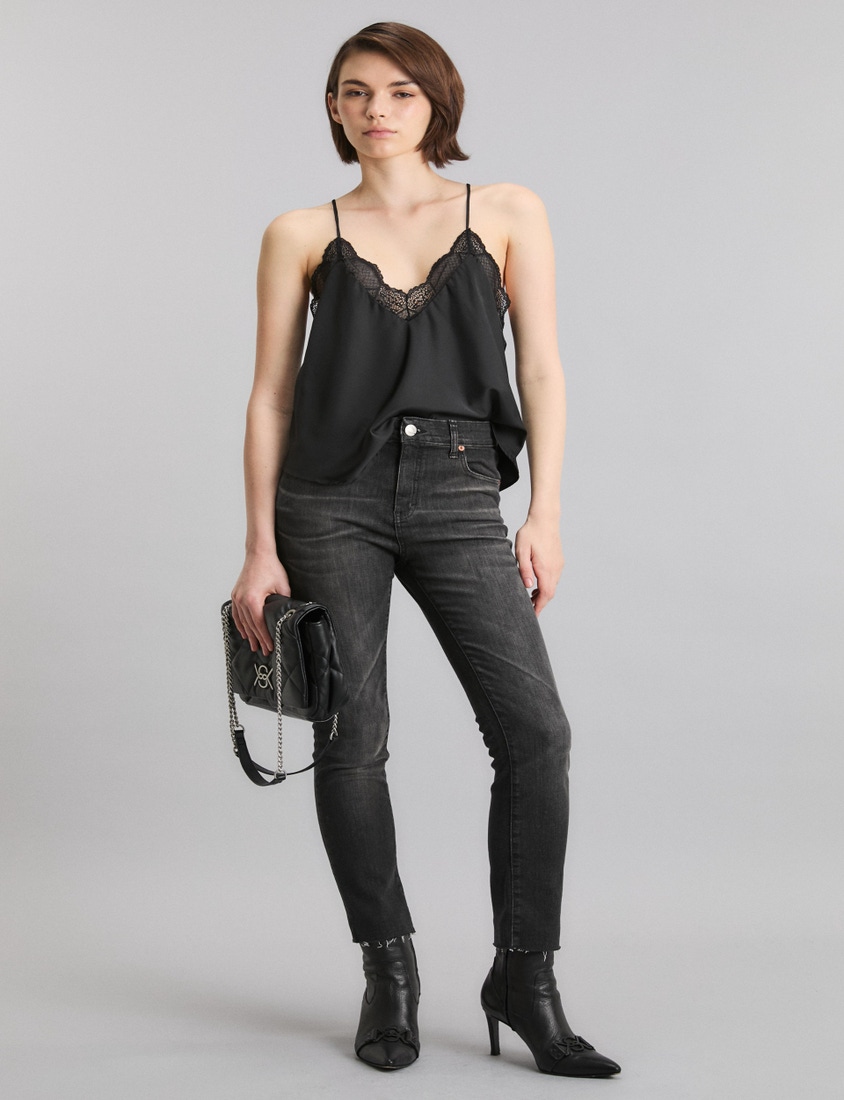 JEANS CIGARETTE PURE BLACK