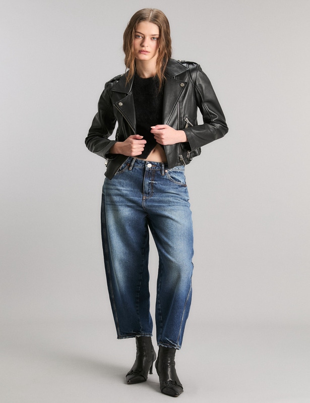 JEANS BARREL BASIC BLUE                                                                              