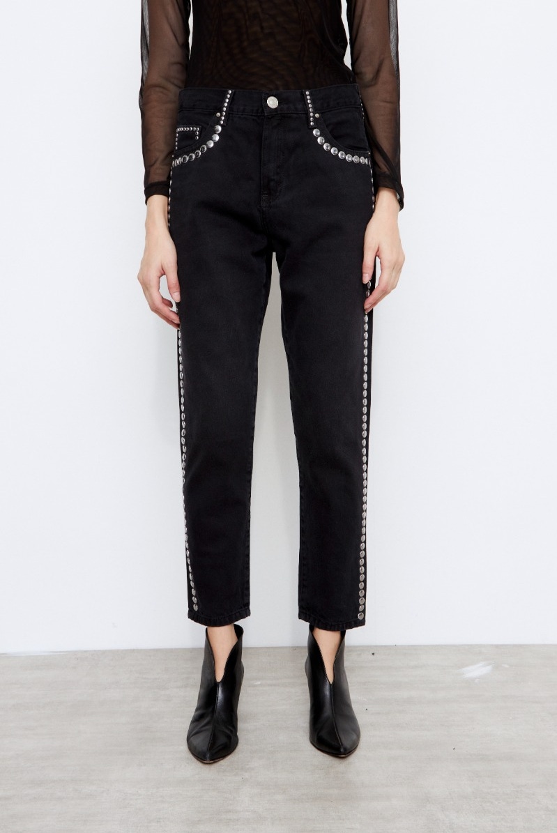 JEAN BOYFIT TASH BLACK CUSTOME