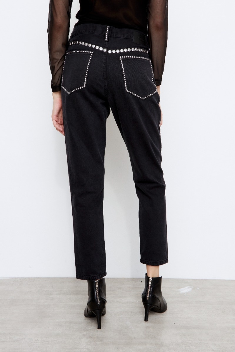 JEAN BOYFIT TASH BLACK CUSTOME