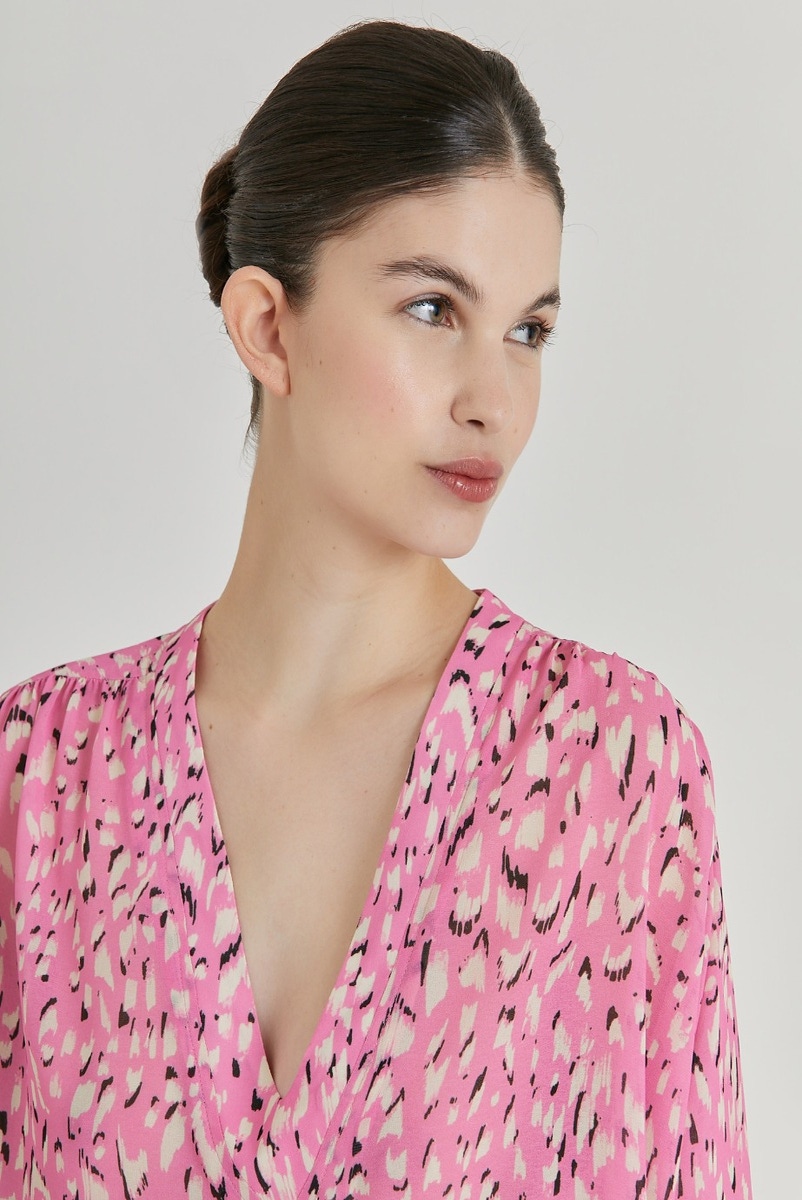 BLUSA BRUSH STAIN PINK