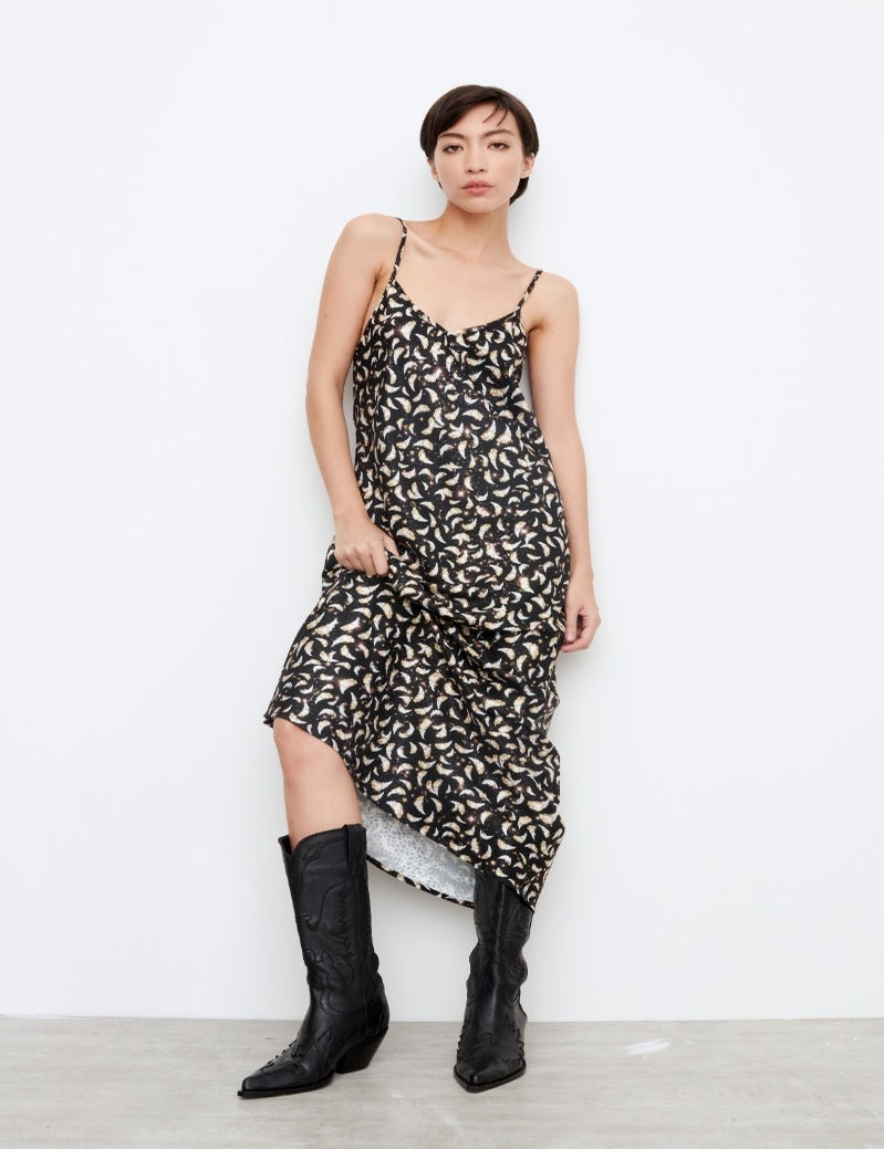 VESTIDO GOLDEN FEATHERS