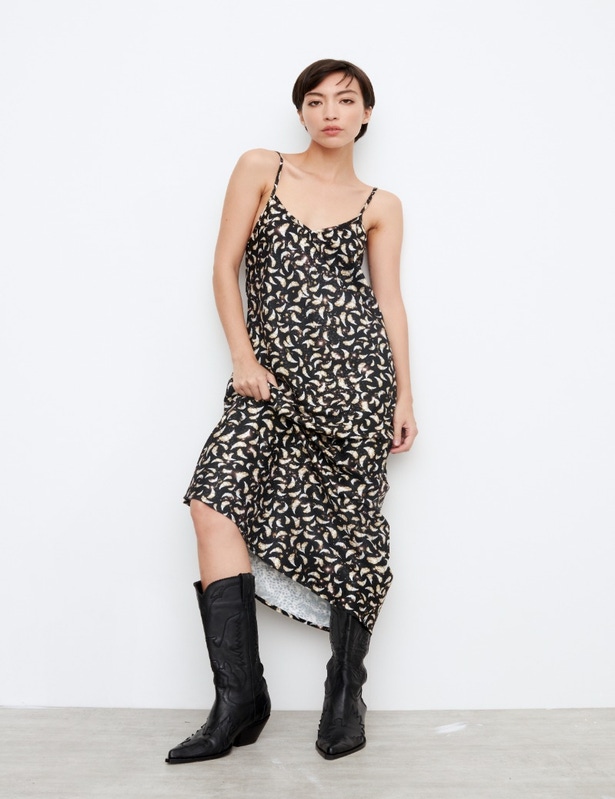 VESTIDO GOLDEN FEATHERS