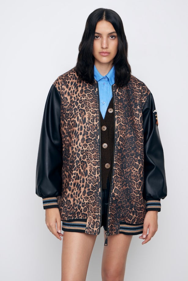 BOMBER WINTER LEOPARD