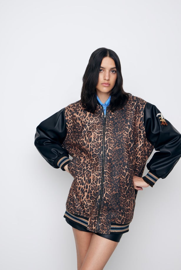 BOMBER WINTER LEOPARD