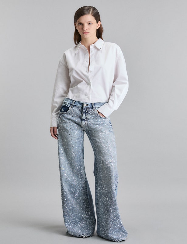 JEANS FUNKY SILVER COUTURE                                                                           