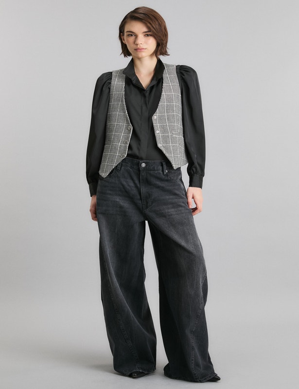 JEANS BARREL CLEO BLACK                                                      