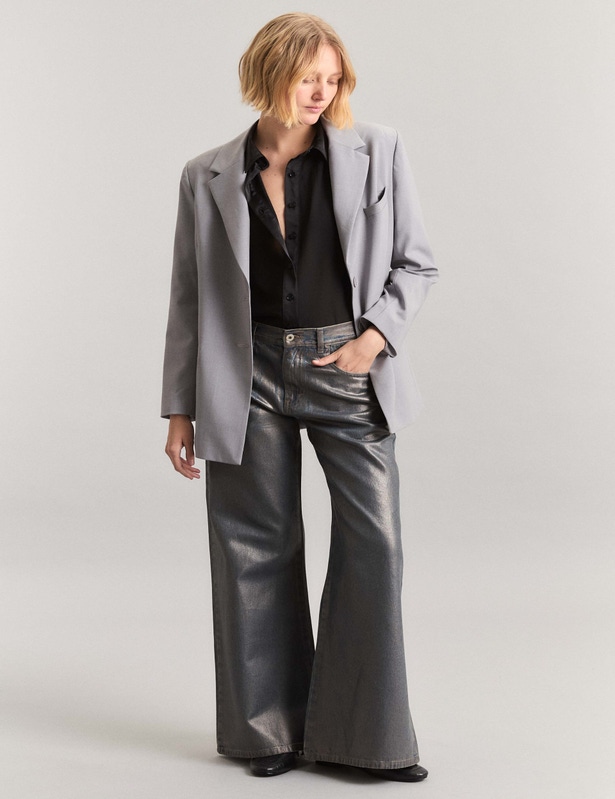 JEANS FUNKY METALLIC OCEAN