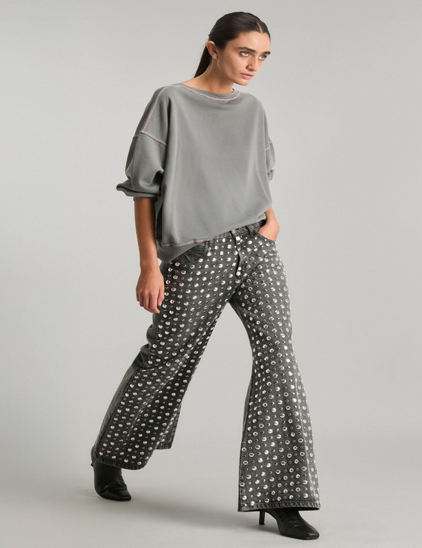 JEANS FUNKY BIG STUDS                                                                                