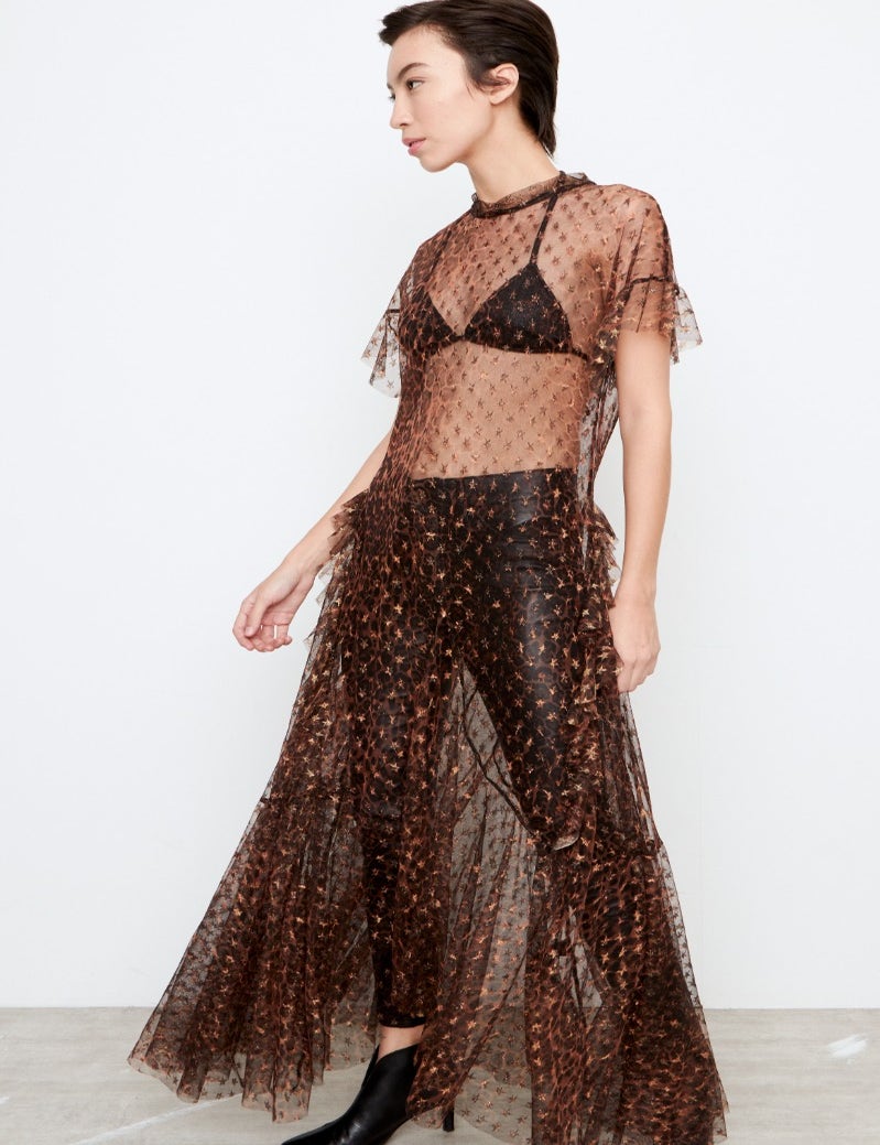 VESTIDO BRIGHT STAR LEOPARD