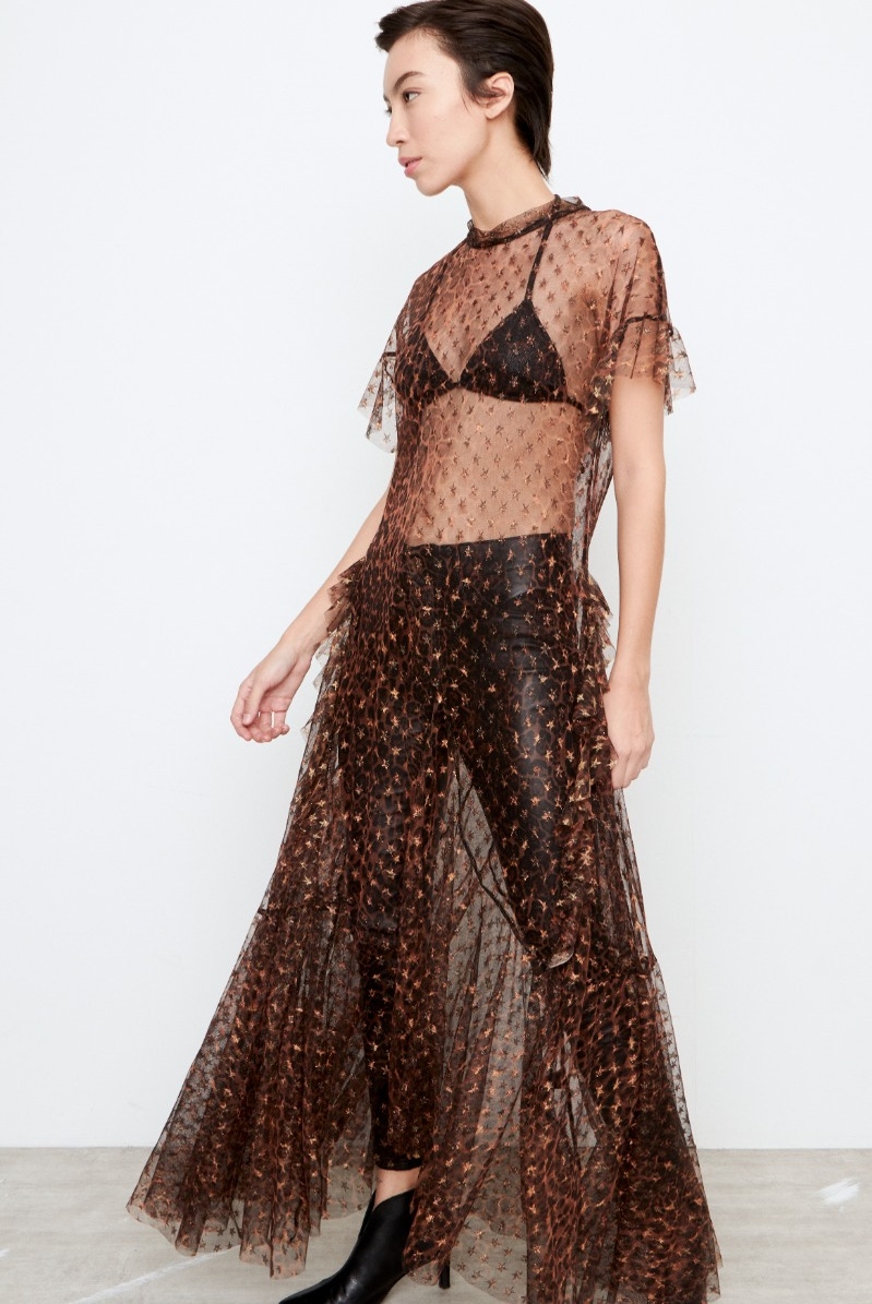 VESTIDO BRIGHT STAR LEOPARD