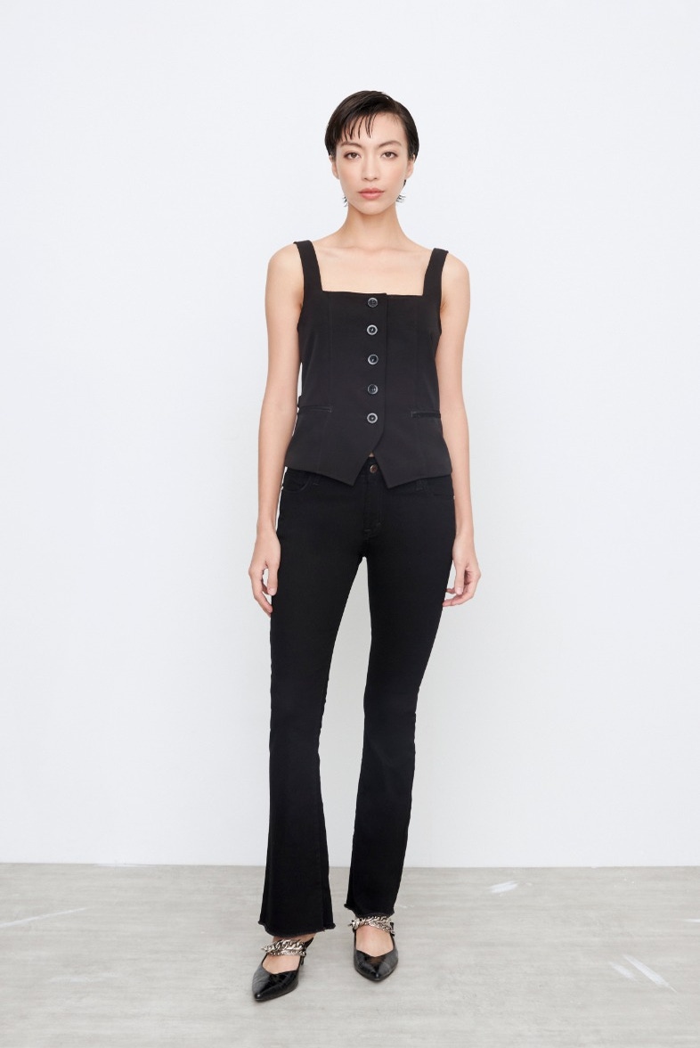 JEANS LOW SAINT BLACK