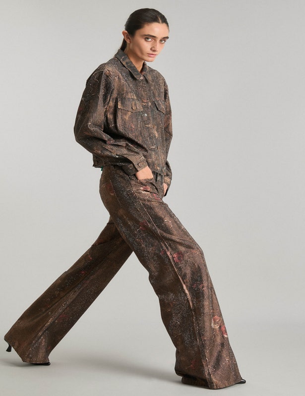 PANTALÓN FUNKY POISONED ROMANCE CUSTOM                                                               