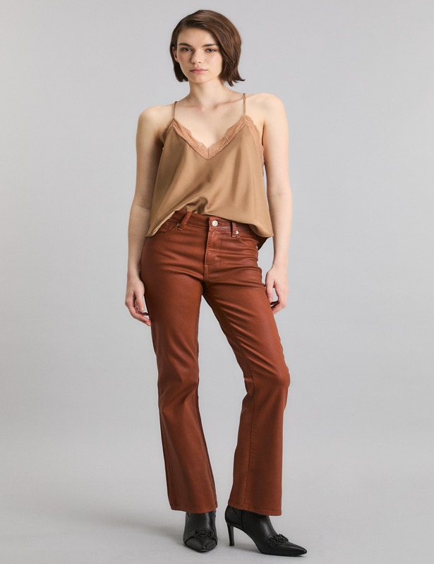 JEANS BELLY BOOTCUT COFFEE                                                                           